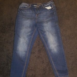 High rise skinny jeans